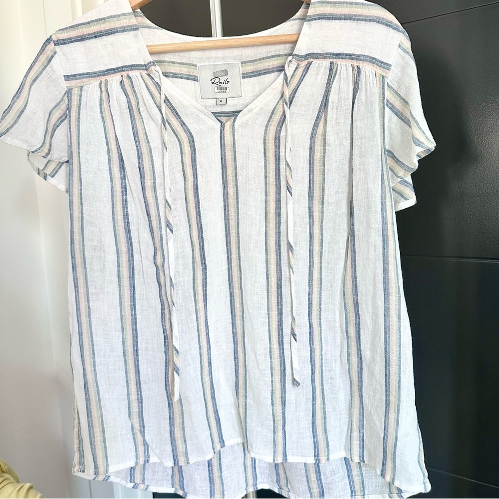 Rails Viera Top Ryland Stripe Women’s Small - Picture 5 of 9